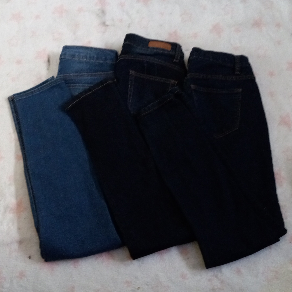 3 pairs of assorted size 1/25 bootcut jeans
